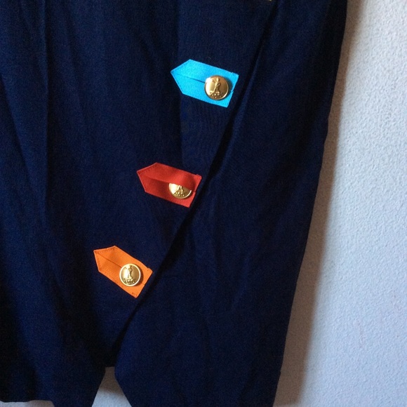 SOLD Postman Gold Button POD Rainbow Flag - Picture 6 of 6